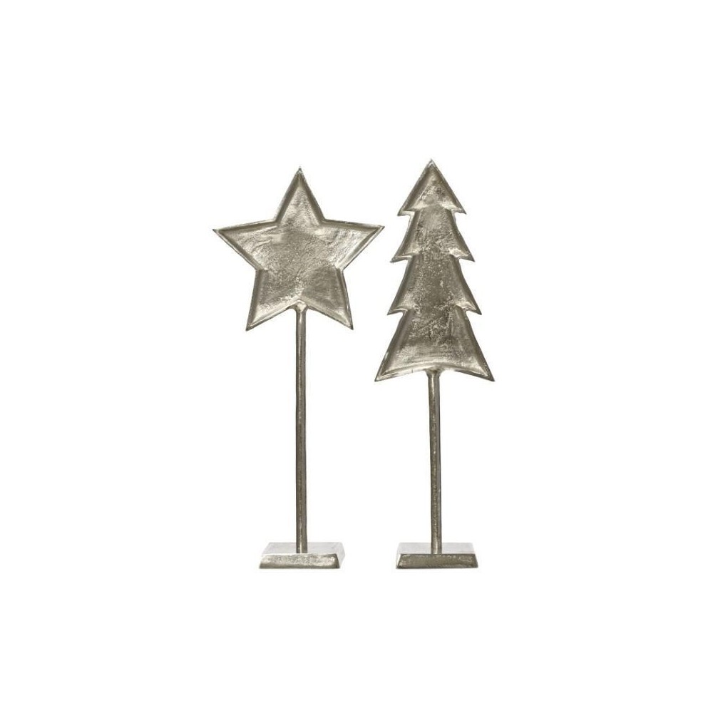 ALBERO-STELLA SU STAND ARGENTO